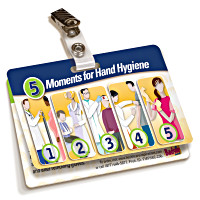 Inpatient: 5 Moments for Hand Hygiene Counter Mat/MousePad